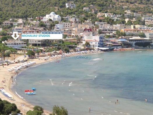 Παραθαλασσια Στουντιο Μιχαλιας Sea View Studio Michalias Agia Marina  Экстерьер фото