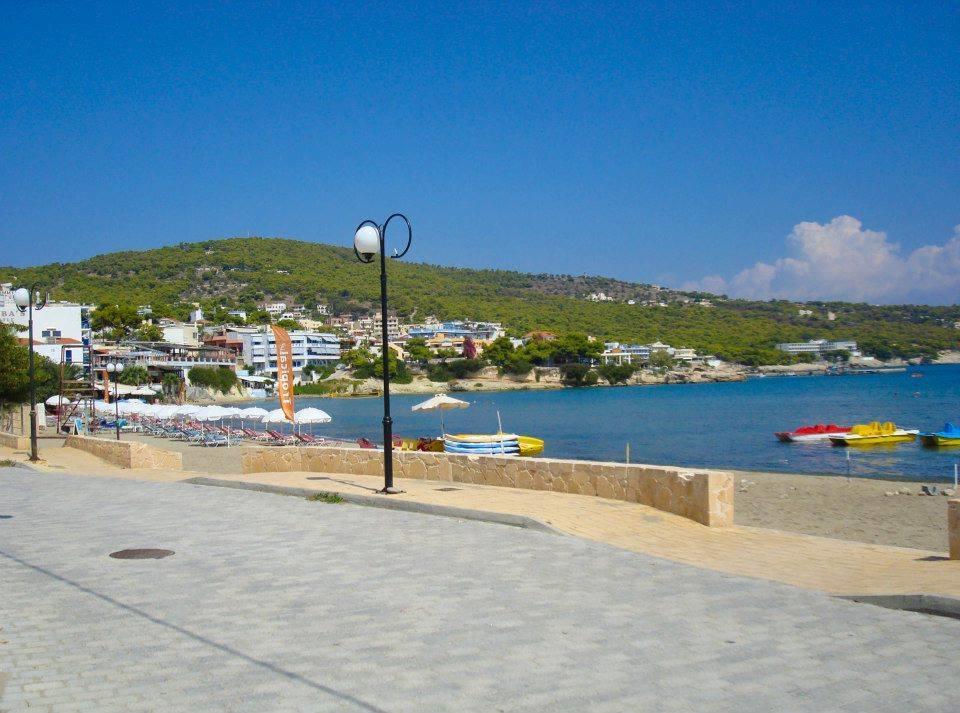 Παραθαλασσια Στουντιο Μιχαλιας Sea View Studio Michalias Agia Marina  Экстерьер фото