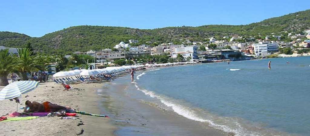 Παραθαλασσια Στουντιο Μιχαλιας Sea View Studio Michalias Agia Marina  Экстерьер фото